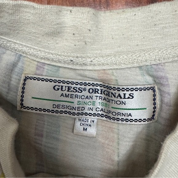 Guess Originals Striped Vintage Shirt Size Medium - Picture 5 of 7